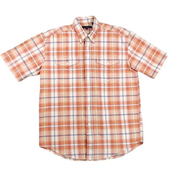 Roper Button Down Mens Western Short Sleeve Rancher Shirt sz M - Picture 2 of 10